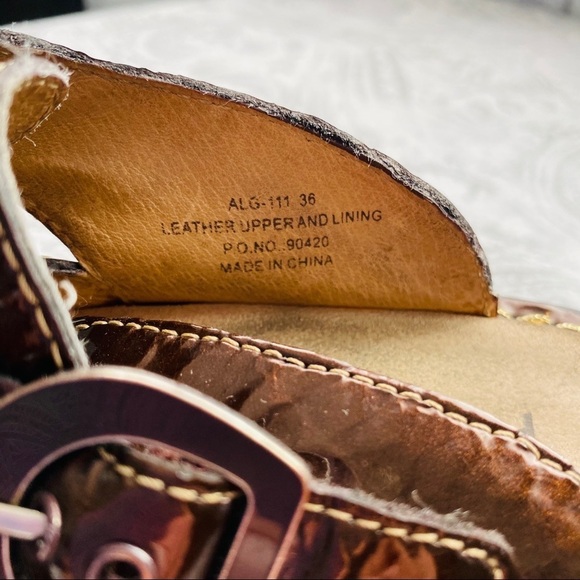 Algeria Bronze Slip On Clogs~36 - Picture 5 of 8